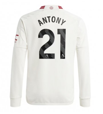 Manchester United Antony #21 Koszulka Trzecich 2023-24 Długi Rękaw
